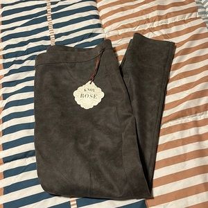 Knox Rose Faux suede leggings - Brown